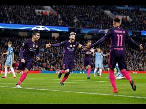 Manchester City Vs Barcelona All Goals Highlights Youtube