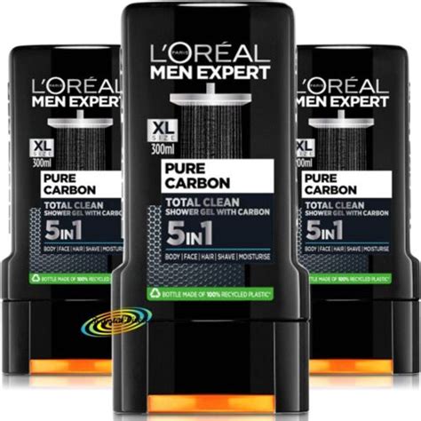 X Loreal Men Expert Total Clean Pure Carbon Shower Gel Ml Ebay