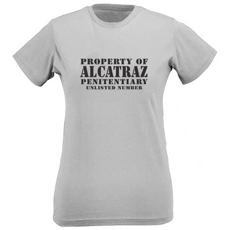 Property Of Alcatraz As Worn By Debbie Harry Blondie Womens Slim Fit