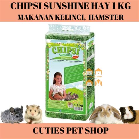 Jual Chipsi Sunshine Compact Hay Kg Rumput Hay Makanan Kelinci