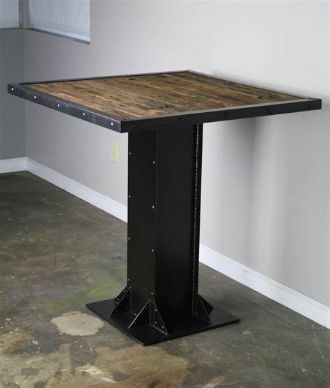 Industrial Bistro Table Combine 9 Industrial Furniture