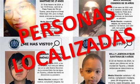 FGE Localiza Cuatro Personas Reportadas Como Desaparecidas Diario Tijuana