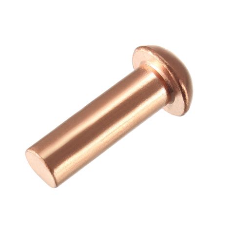 Pcs X Round Head Copper Solid Rivets Fasteners Walmart