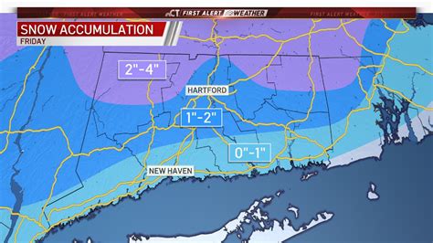 First Alert Tracking Snow For Friday Morning Nbc Connecticut