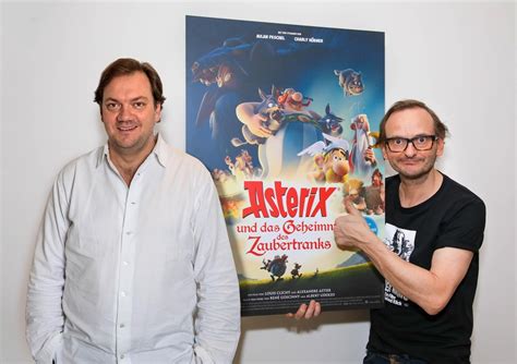 Im Synchronstudio für Asterix und das Geheimnis des Zaubertranks