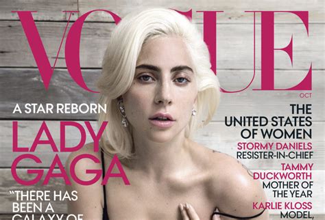 Lady Gaga Is Gorgeous On The Cover Of Vogue Magazines October 2018