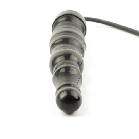 Rubberfashion Latex Anal Dildo Inflatable Inflatable Maxi Ribbed Anal Butt Dildo With Pump For