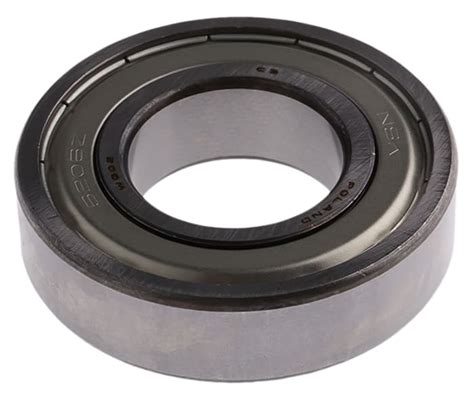 6206ZZC3 NSK | NSK 6206ZZC3 Single Row Deep Groove Ball Bearing- Both ...