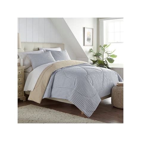 🔥shavel Seersucker Comforter Set Twin Sailor Stripe Ct 03 S