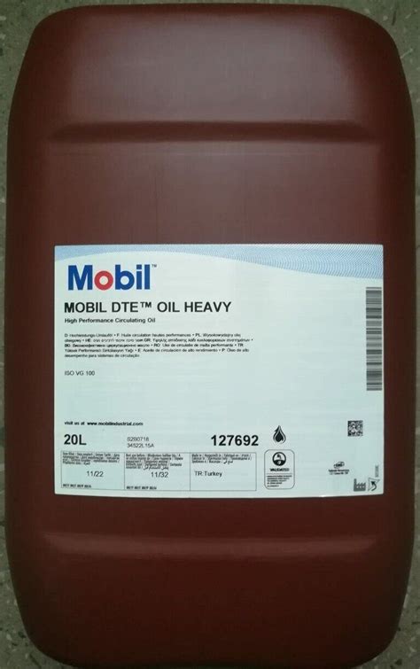 HEAVY DTE OIL MOBIL 20 л 127692 | ОПТИМУС