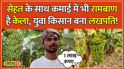 Banana Farming केले की खेती में युवा किसान का कमाल कमाई सुनकर उड़