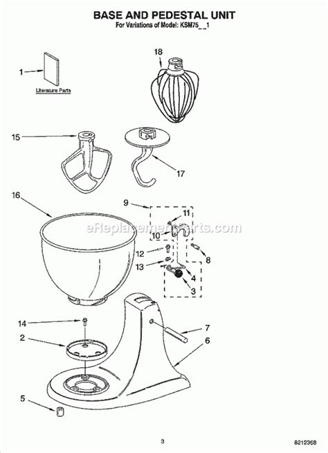 Kitchenaid Classic Mixer Parts Diagram | Review Home Co