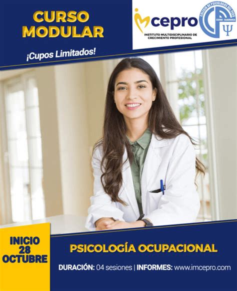 Curso Modular Psicología Ocupacional