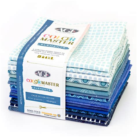 Color Master Elements Fabric Bundles Calm Ocean Edition Art Gallery