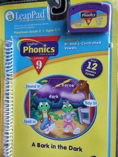 Leapfrog Leappad Phonics Lesson 9 R And L Controlled Vowels Toys