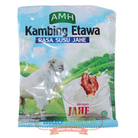 Jual Susu Kambing Etawa FULL CREAM AMH Sachet Dengan Jahe Merah