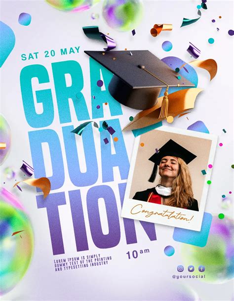 Graduation Party Flyer Templates