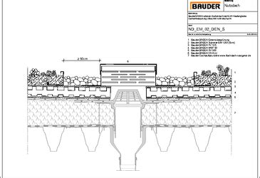 Bauder Technische Details Baudergreen Extensiv