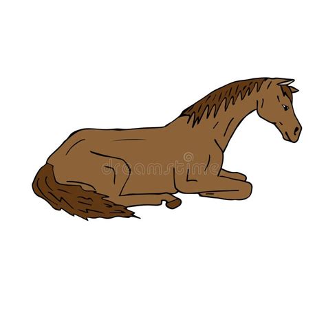 Laying Horse Stock Illustrations – 139 Laying Horse Stock Illustrations, Vectors & Clipart ...