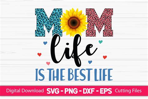 Mom Life Sublimation Graphic By Craftartsvg · Creative Fabrica