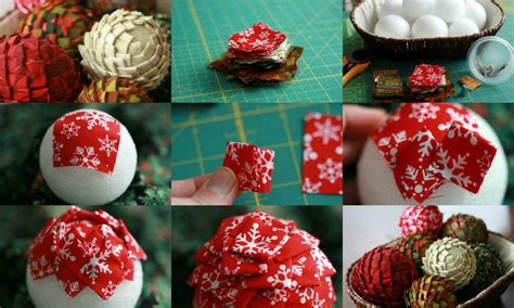 Boule De Noel En Tissu Tuto Id E De Luminaire Et Lampe Maison