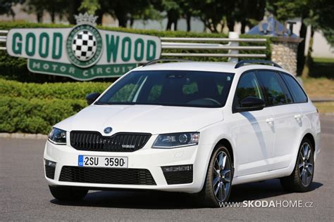 Nov Koda Octavia Rs Sv Tov Premi Ra V Goodwoodu Skodahome Cz