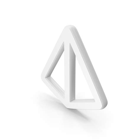 White Pyramid Symbol 3D Object 2370849473 | Shutterstock