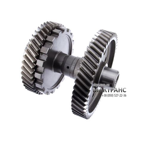 Вал в сборе с шестернями, подшипником и тормозной шестерней вариатора ...