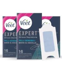 Veet Expert Strisce Depilatorie Ascelle E Zona Bikini Ceretta Per