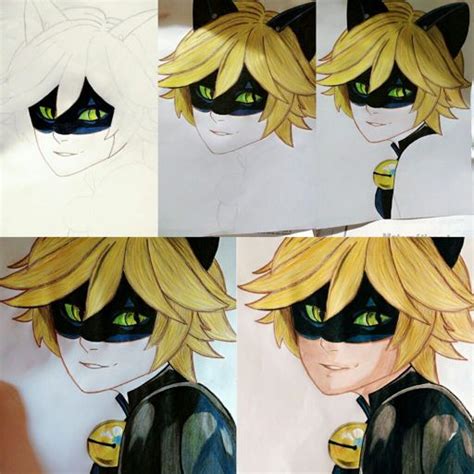 Dibujo De Chat Noir Miraculous Ladybug Espa Ol Amino