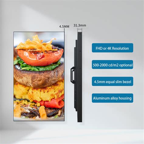 4K High Brightness Digital Menu Boards Display - kontech