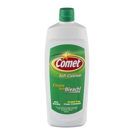 Comet Soft And Gentle Bleach Cleaner 24oz All Purpose Fresh Scent