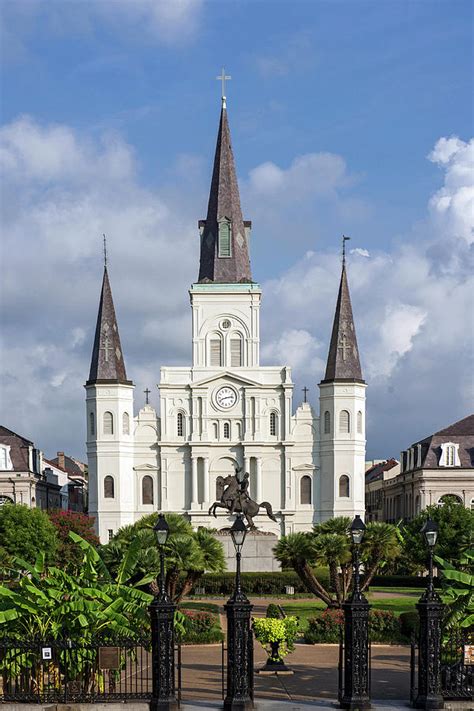 St. Louis Cathedral In Jackson Square Photograph by Amritendu Maji ...