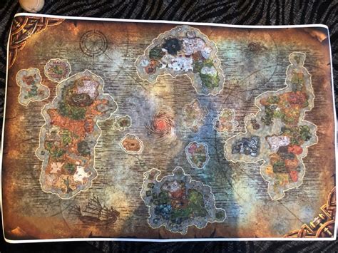 World of Warcraft Worldmap Druck World of Warcraft Karte WoW | Etsy