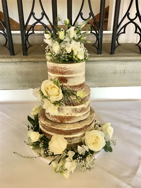 Semi Naked Wedding Cakes By Tracey Mann