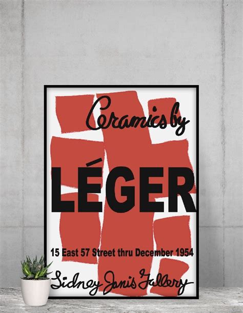 Fernand Leger Poster Sfernand Leger Posterfernand Etsy Canada In