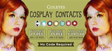 Best Cosplay Colored Contacts Online for Cosplayers and Halloween – Coleyes