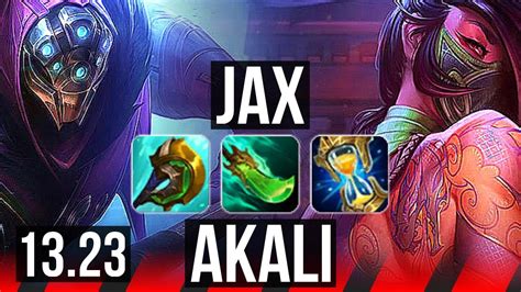 Jax Vs Akali Top Rank Jax Rank Kr Challenger