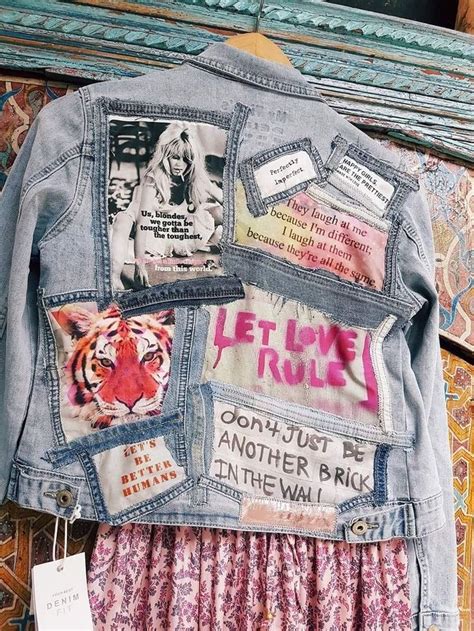 Denim Jacket Diy Paint Diy Jean Jacket Patch Jean Jacket Denim