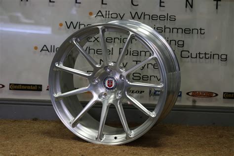 Porsch Cayman Gt4 Forged Hre Rc103 Alloy Wheels In Brushed Clear Finish