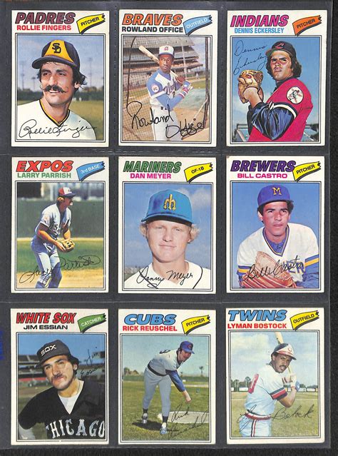 Lot Detail Topps Baseball Complete Card Set