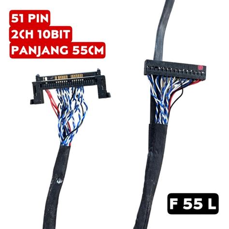 Jual Kabel Lvds Tcon Pin Ch P Cm Bit Cable Lvds Panel Tv Pin