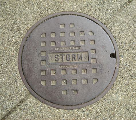 Storm Drain Manhole Cover Kenyon College Lawrence G Miller Flickr