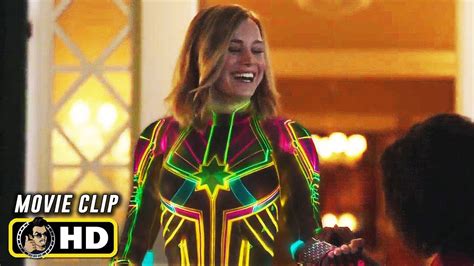 CAPTAIN MARVEL 2019 Movie Clip Suit Change Scene HD Clip Art