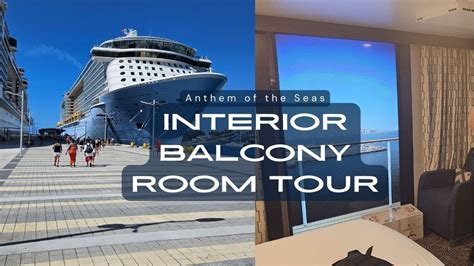 Interior Balcony Stateroom Tour Anthem Of The Seas Youtube