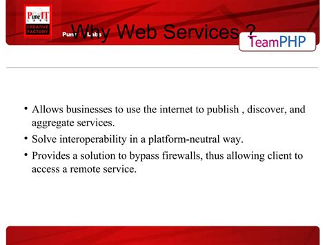 Introduction To Web Services And How To In Php PPT