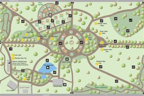 botanical gardens melbourne map arxihm