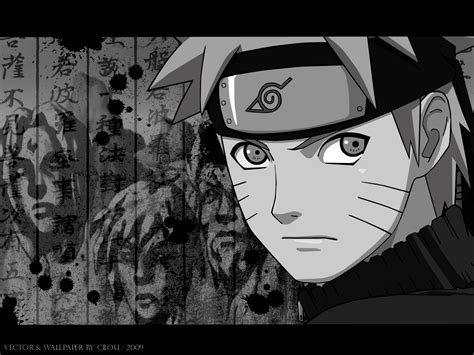 Naruto Black And White Wallpapers - Wallpaper Cave