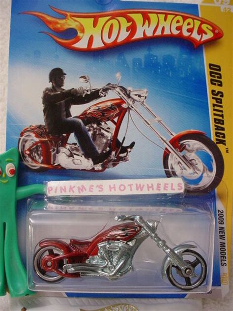 2009 9 NM Hot Wheels OCC SPLITBACK Cycle REDchopperNew Models EBay