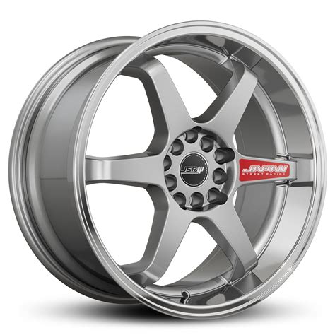 JSR ST21 SILVER MACHINED LIP 18X8 5 5X100 WHEEL ONLY CNC Wheels